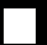 A white square with a black background